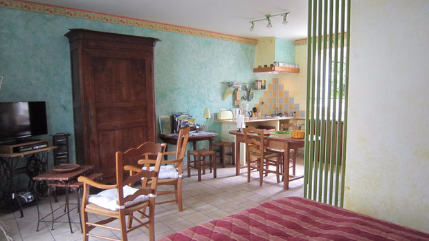 Gîte studio Tournesol pour 2 personnes
