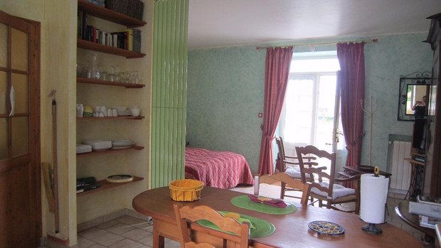 Gîte studio Tournesol pour 2 personnes