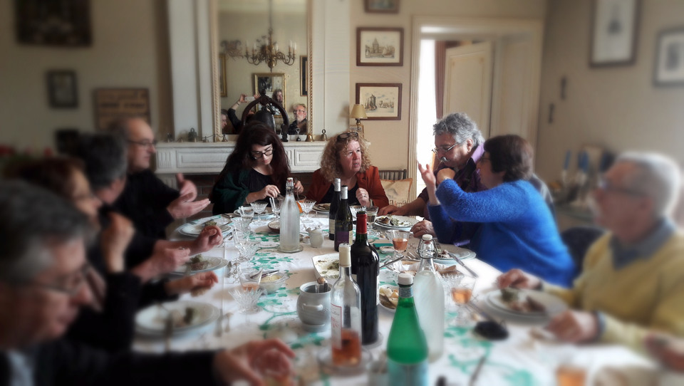 Une table d'hôtes